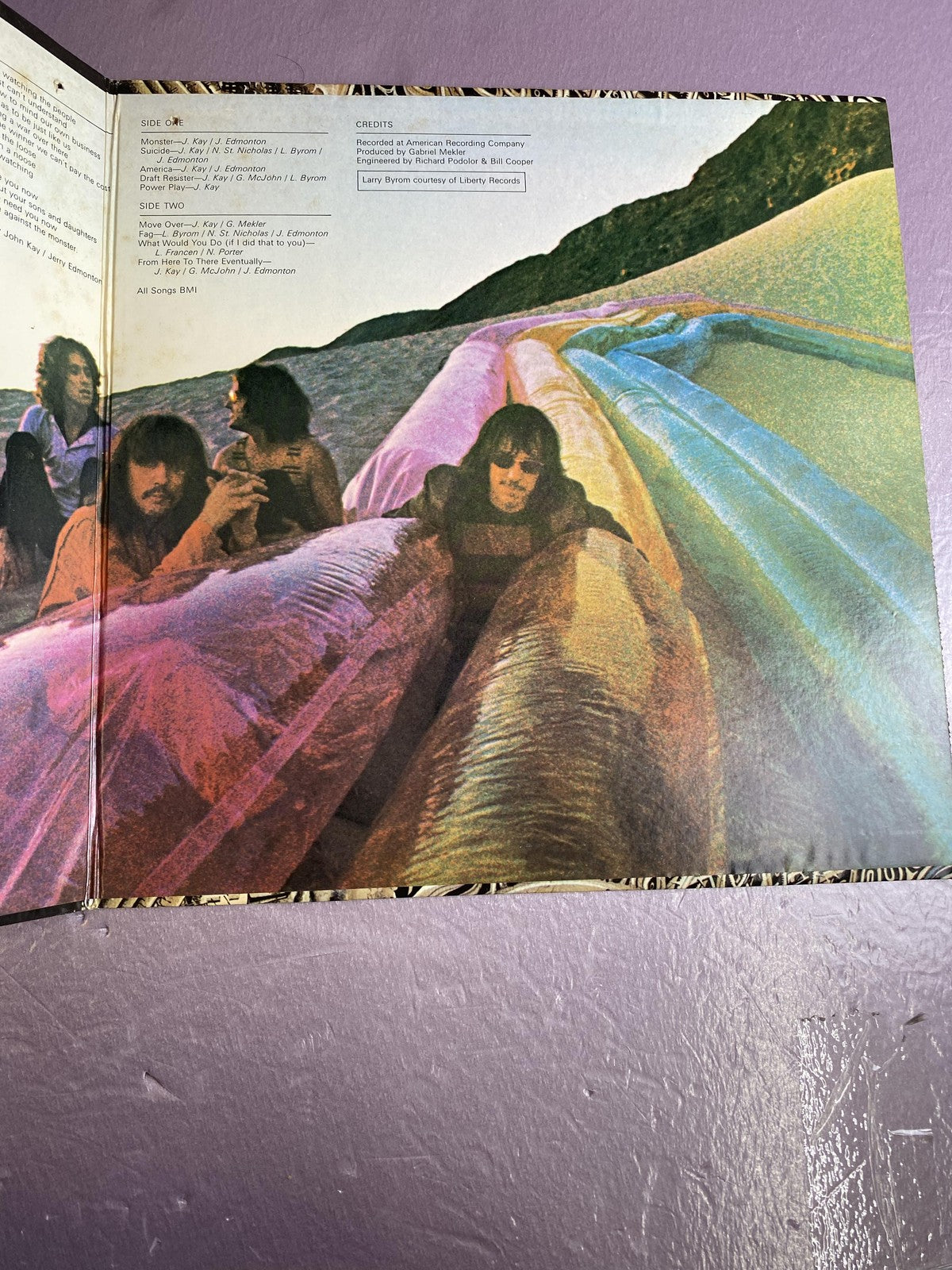 Vintage Steppenwolf Monster 12" Vinyl LP 1969 DS-50066 ABC Dunhill Hard Rock