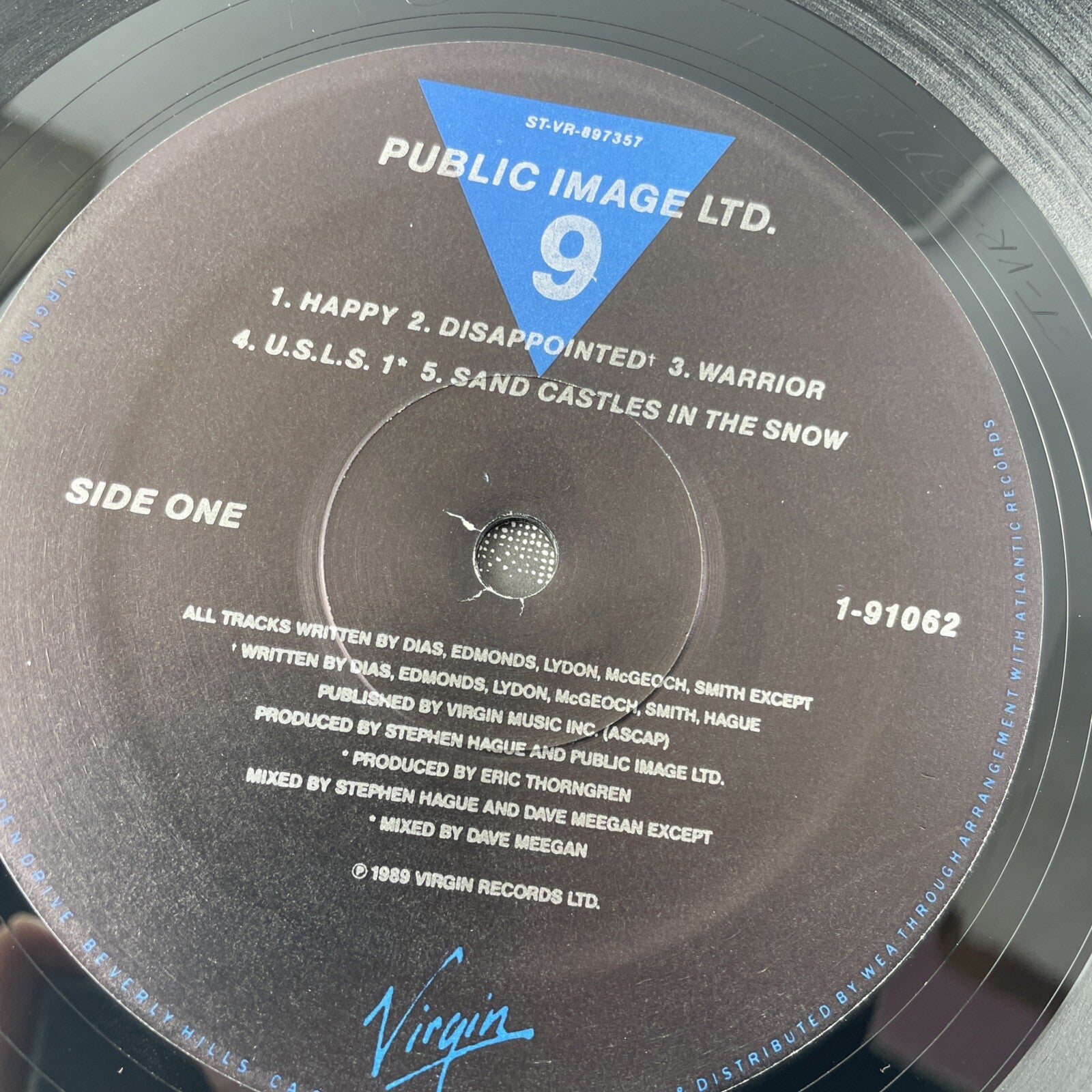 RARE Public Image Limited PIL 9 Album Vinyl Record Punk Post-Punk