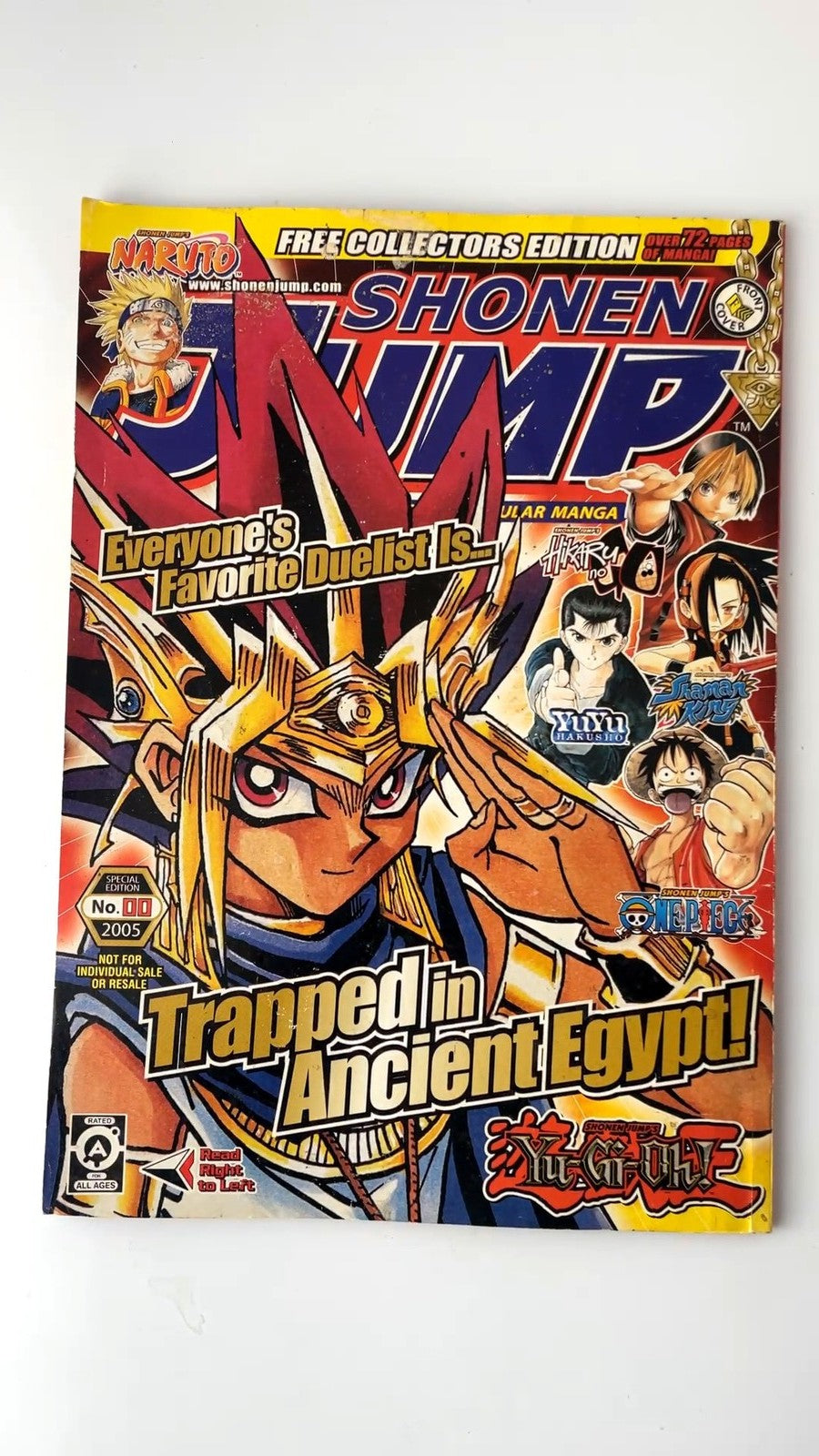Shonen Jump Special Edition 2005 Yu-Gi-Oh! Naruto One Piece Manga NO CARD