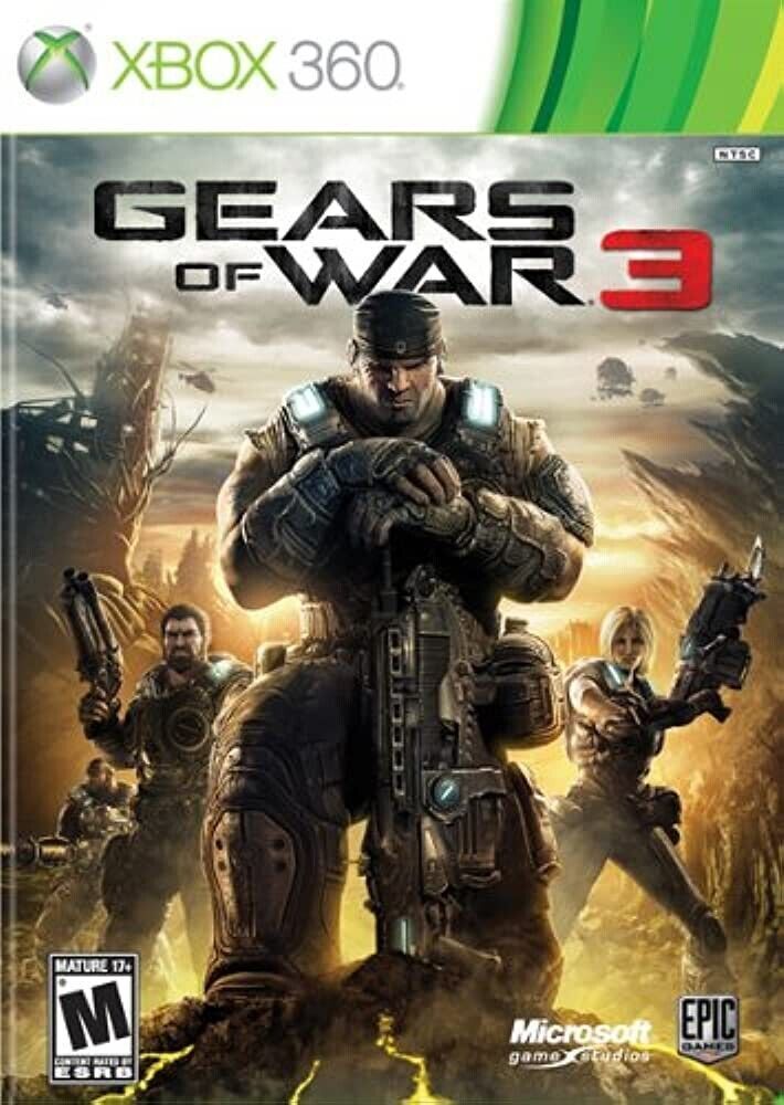 Gears of War 3 (Xbox 360, 2011) Cib Original Clean