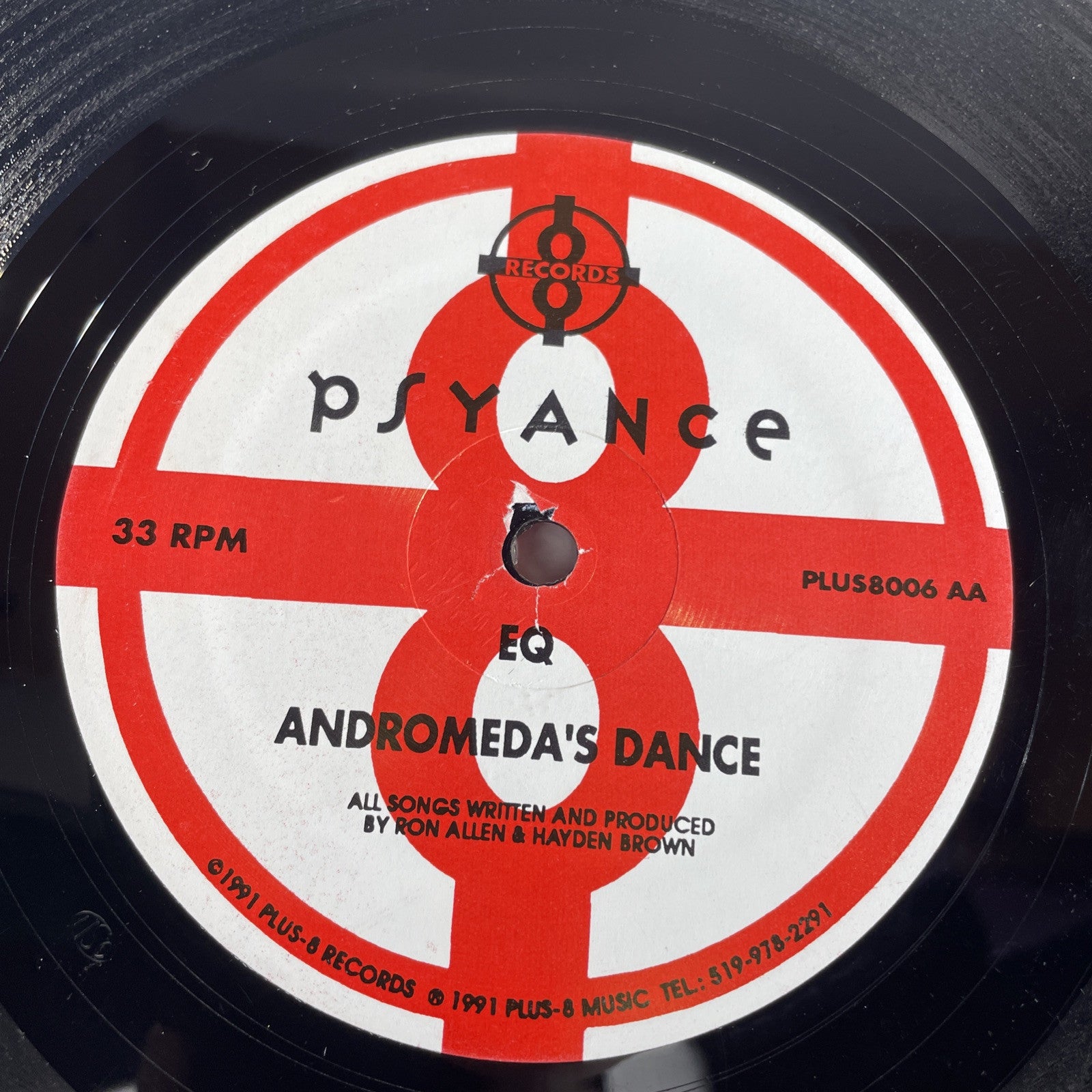 PSYANCE: MOTION/EQ/ANDROMEDAS DANCE: Plus 8 Records,1991 90s EDM Rare Single