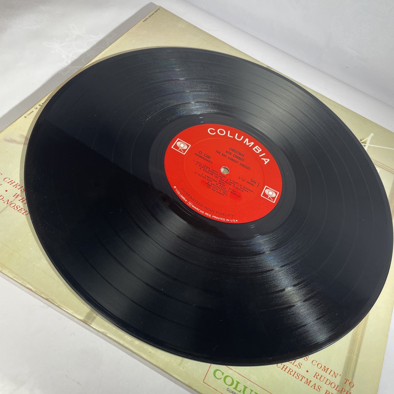 CHRISTMAS WITH CONNIFF RAY CONNIFF No Inner COLUMBIA RECORDS VINYL LP CS 8185