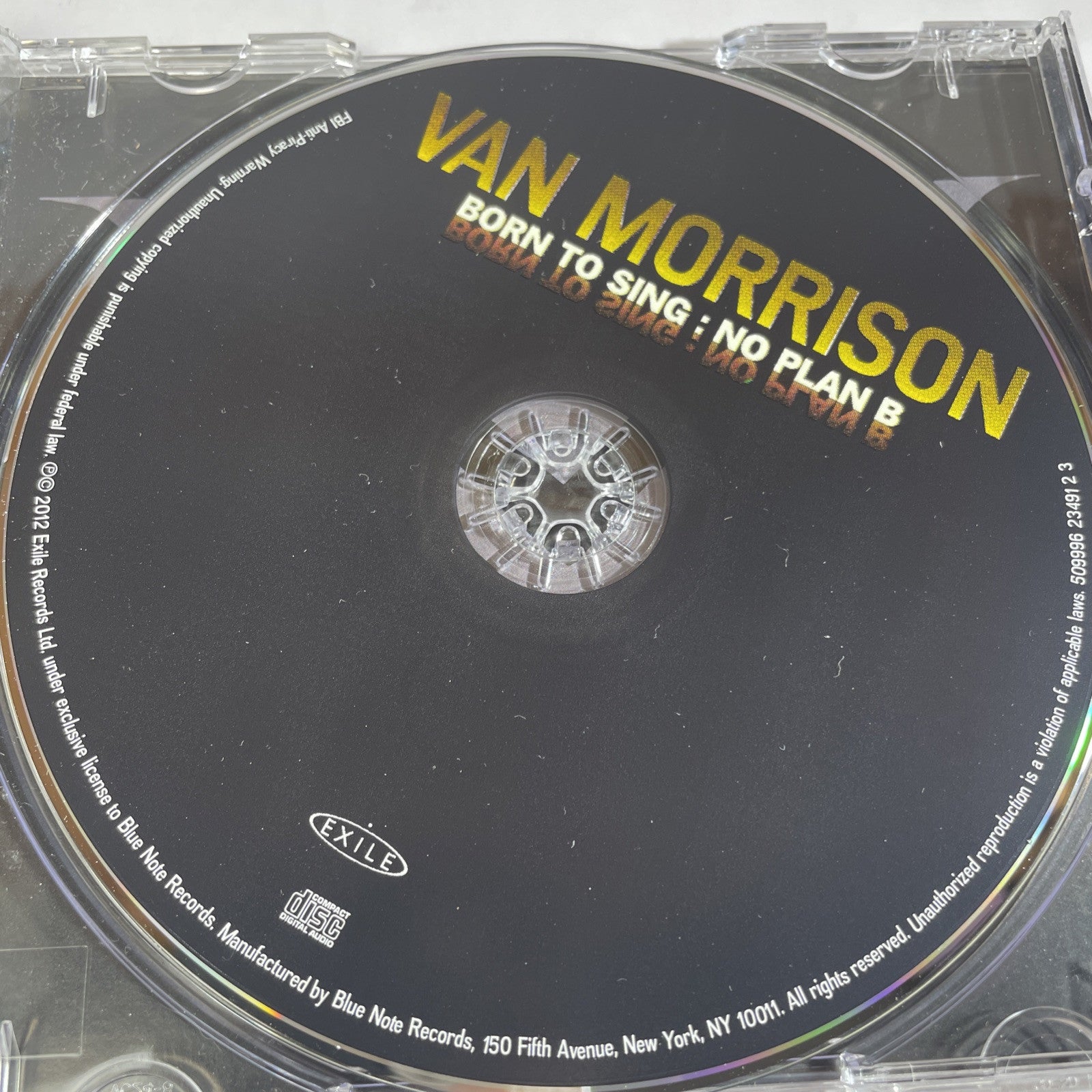 Van Morrison - Born To Sing: No Plan B - Van Morrison CD