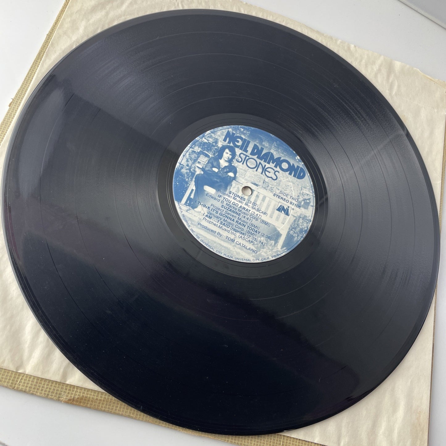Neil Diamond - Stones LP Vinyl Record 1971 1st Pressing MCA 93106 w/ Envelope