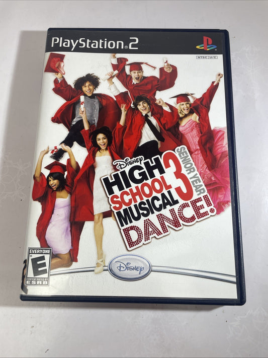 High School Musical 3: Senior Year Dance (Sony Playstation 2) PS2 Complete CIB 