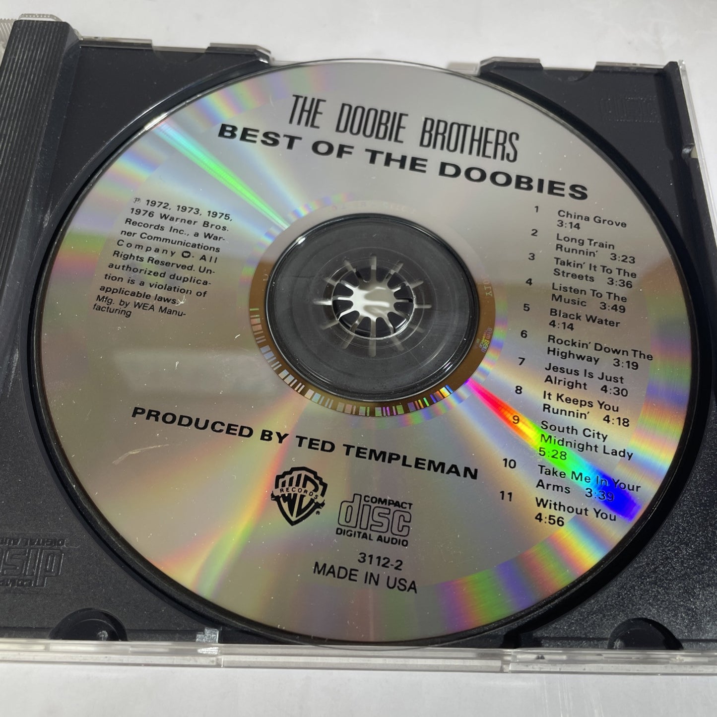 Best of the Doobies by The Doobie Brothers (CD, Warner Bros.)
