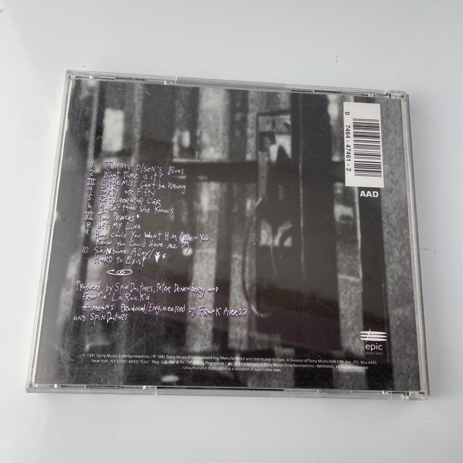 Spin Doctors - Pocket Full Of Kryptonite (CD, 1991, Epic) Audio Music CD