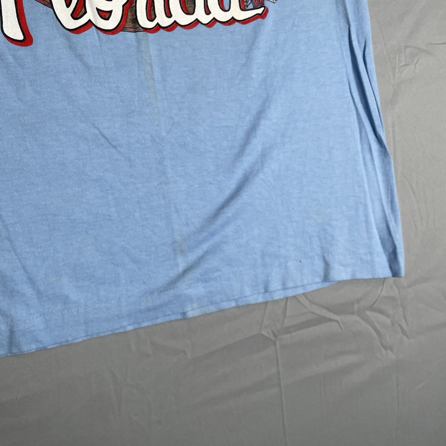 Harley Davidson vintage 80s M t shirt Dick Farmer's Orlando Florida Blue