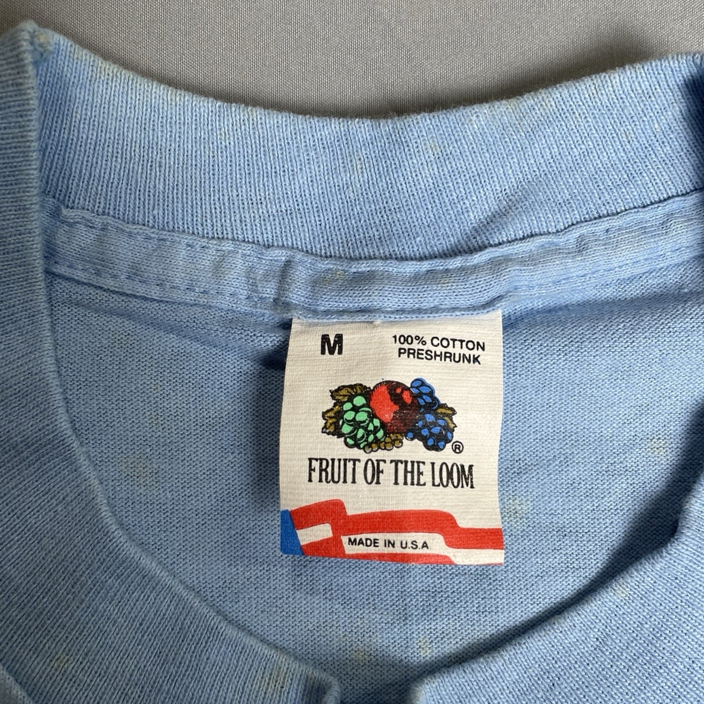 Harley Davidson vintage 80s M t shirt Dick Farmer's Orlando Florida Blue