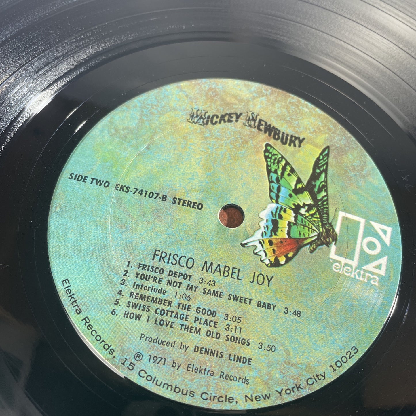 Mickey Newbury - Frisco Mabel Joy Vinyl LP Clean! VG++ FULLY TESTED