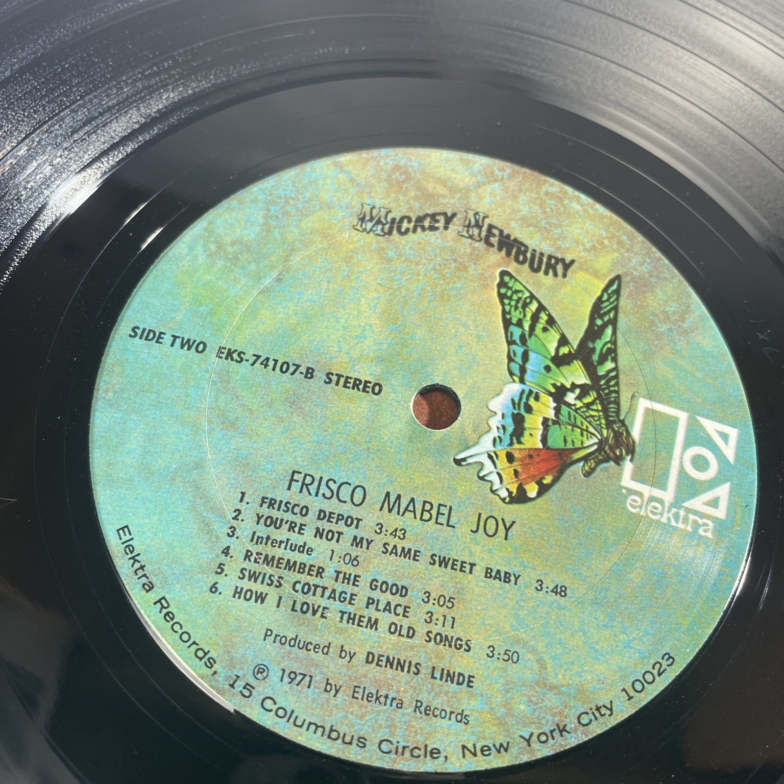 Mickey Newbury - Frisco Mabel Joy Vinyl LP Clean! VG++ FULLY TESTED