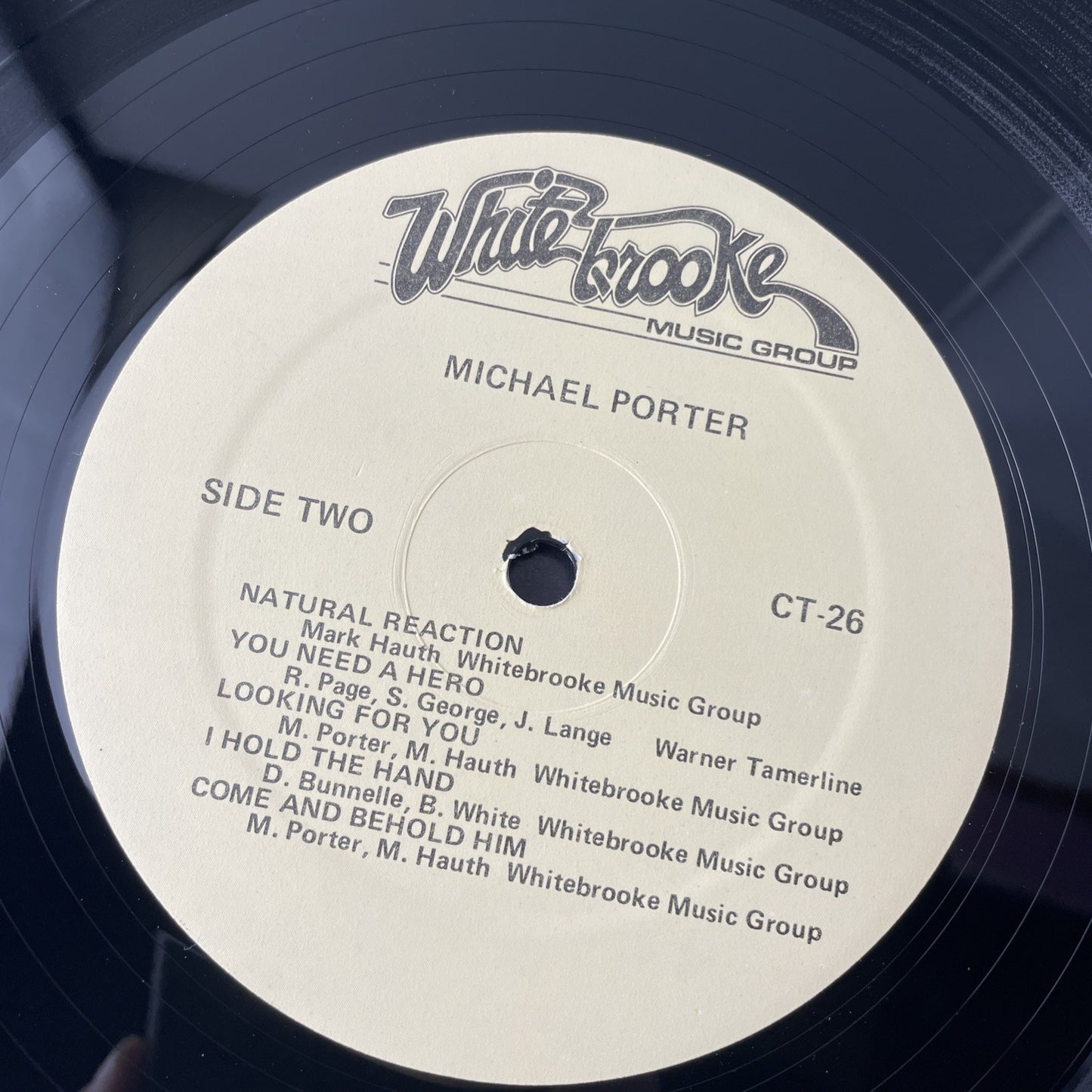 Michael Porter Open My Heart LP WhiteBrooke Records Rare Solo Vinyl Album