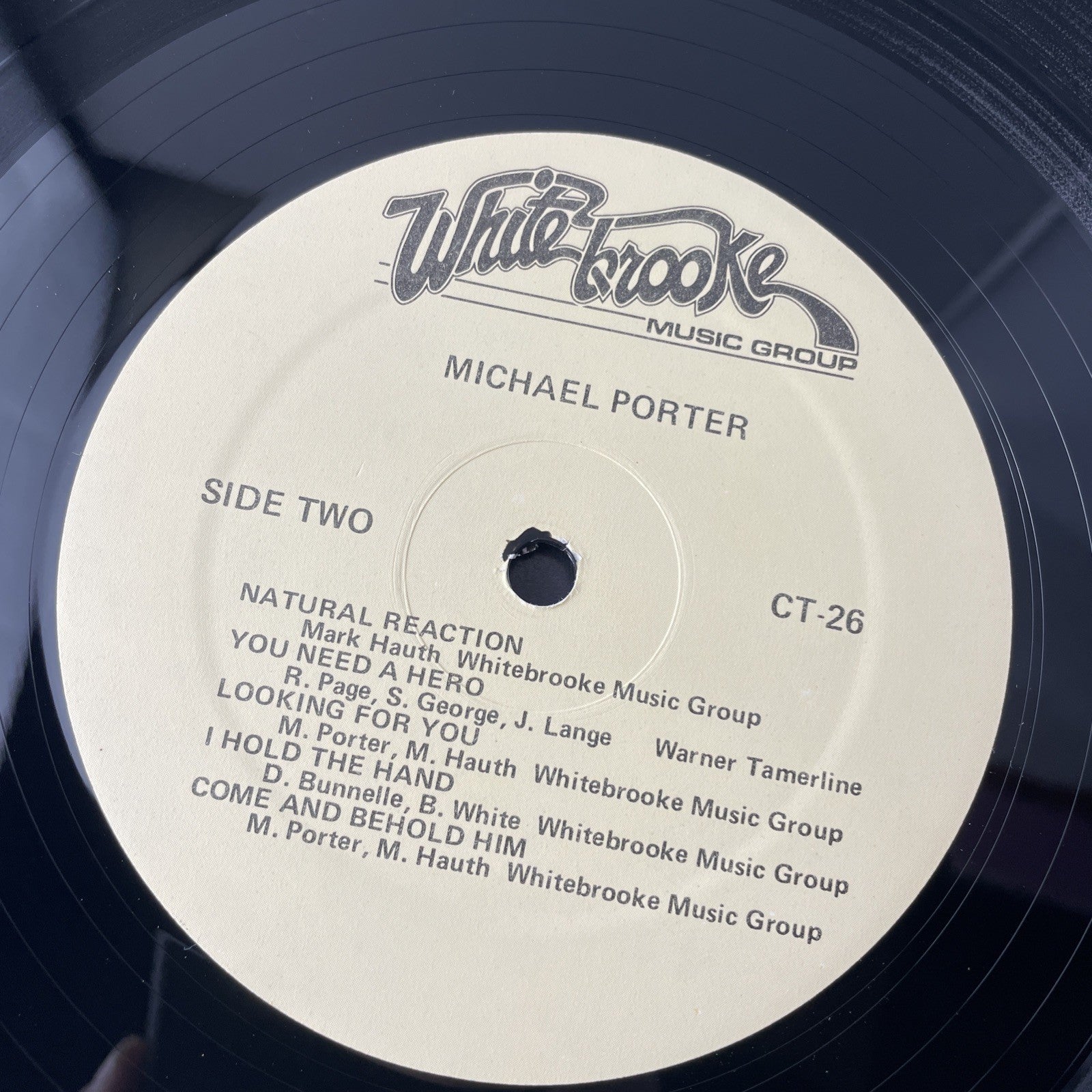 Michael Porter Open My Heart LP WhiteBrooke Records Rare Solo Vinyl Album