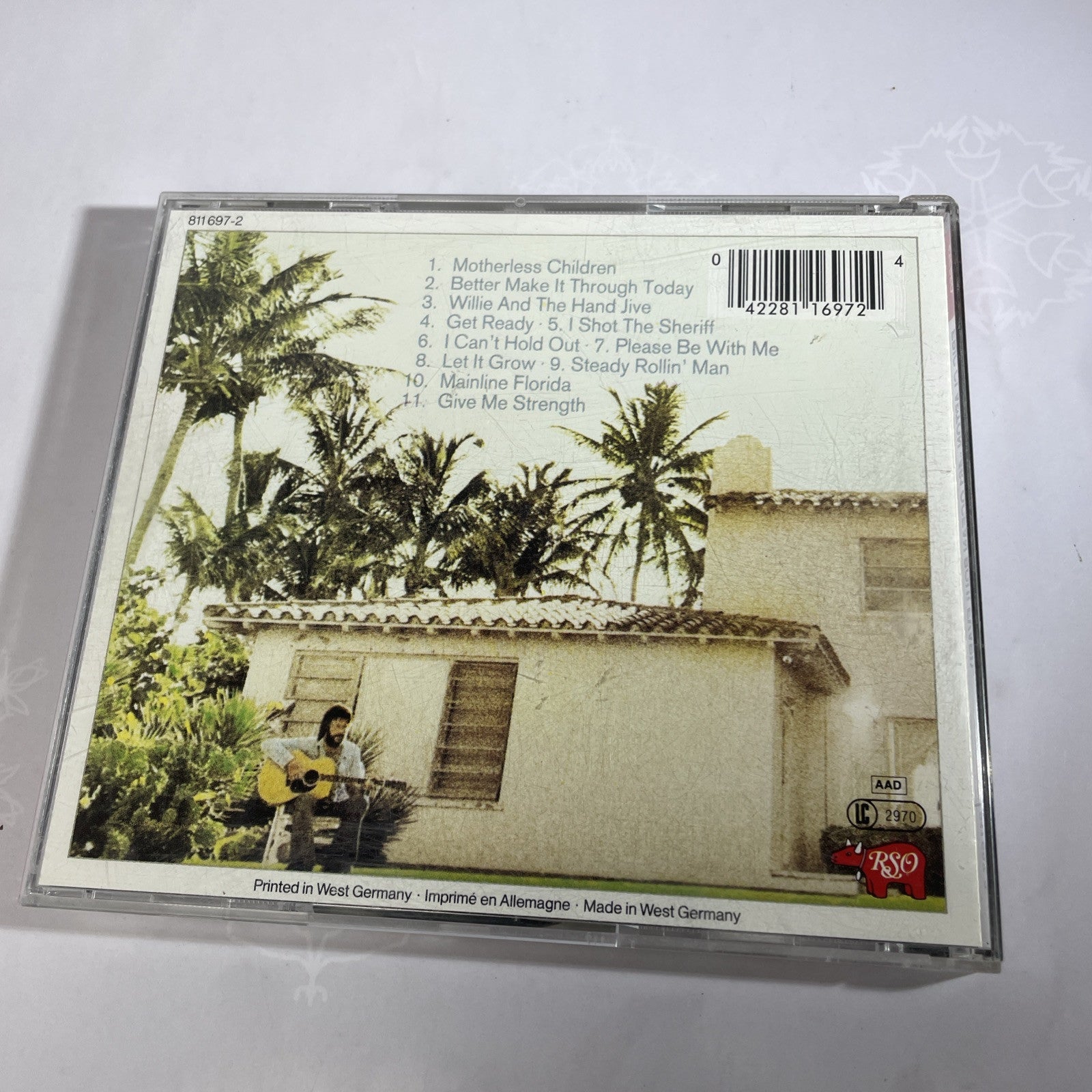 Eric Clapton 461 Ocean Boulevard first West Germany face CD (RSO) near mint