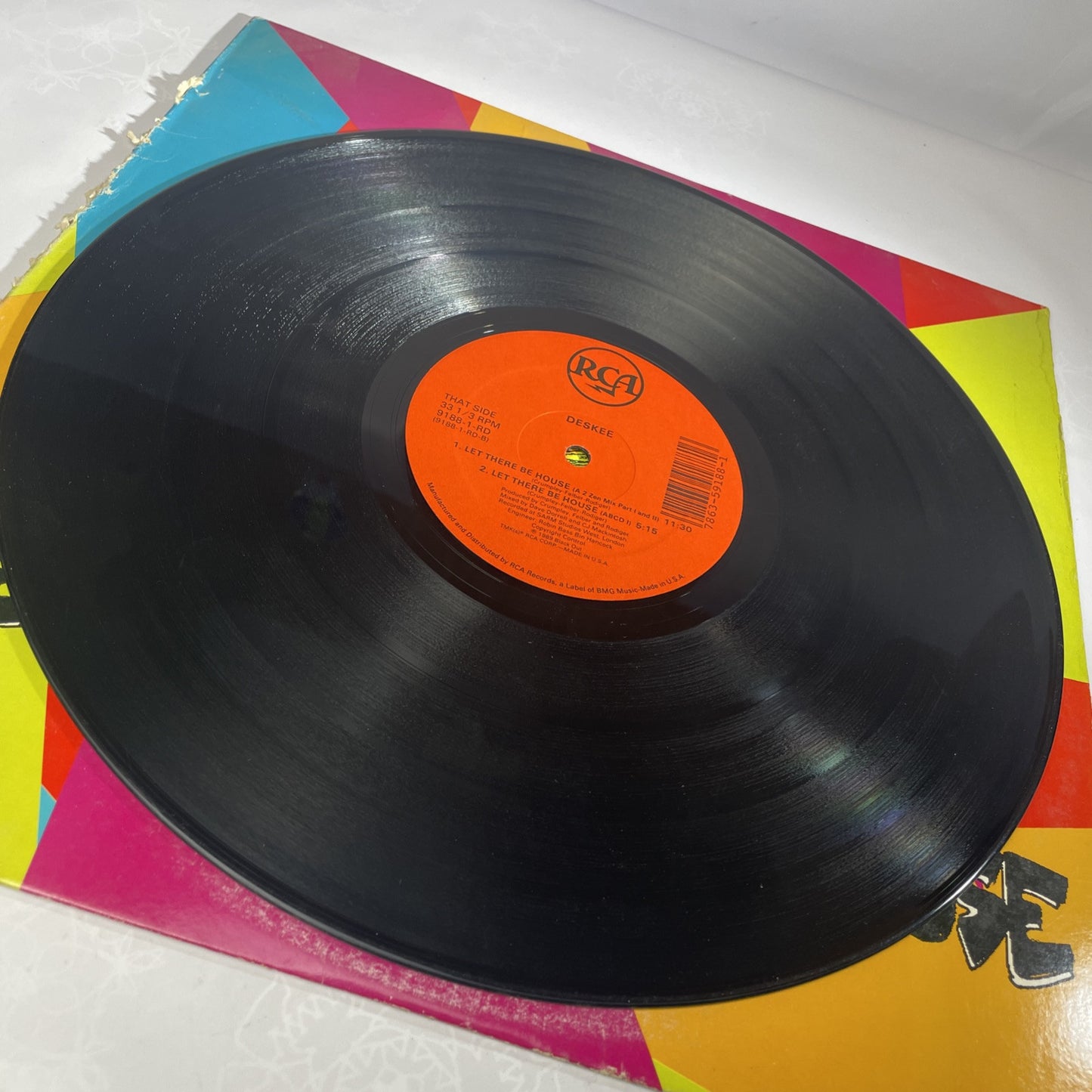 Deskee 1990 Let There Be House Vinyl LP Record REMIX ALBUM Maxi-Single.