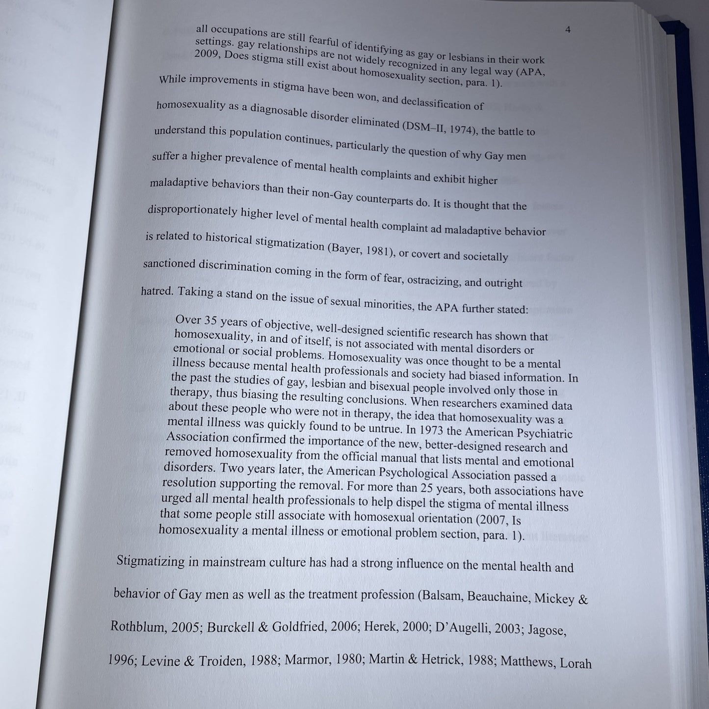 Dissertation Book 2009 Argosy California College Healthy Behavior Gay Male Study