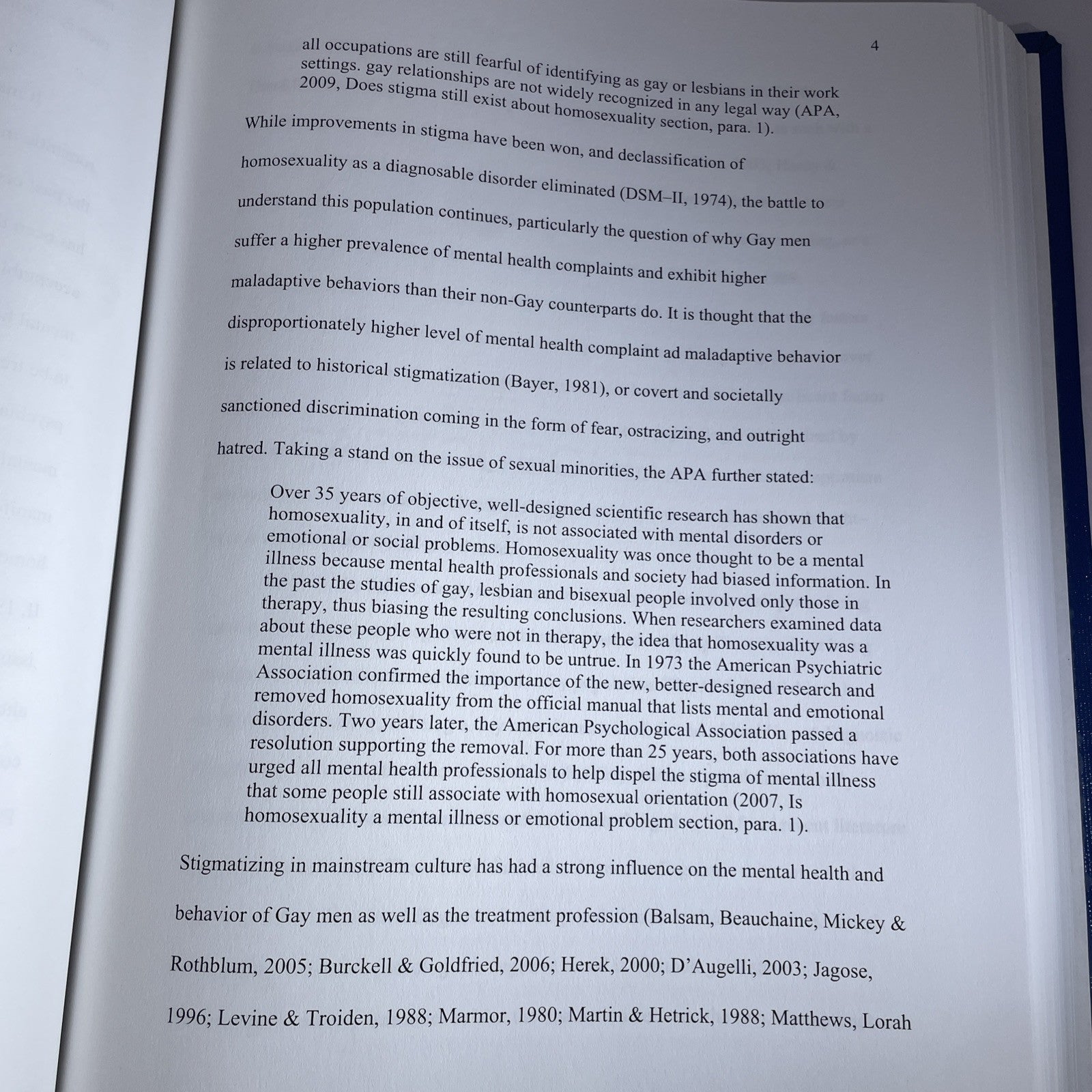 Dissertation Book 2009 Argosy California College Healthy Behavior Gay Male Study