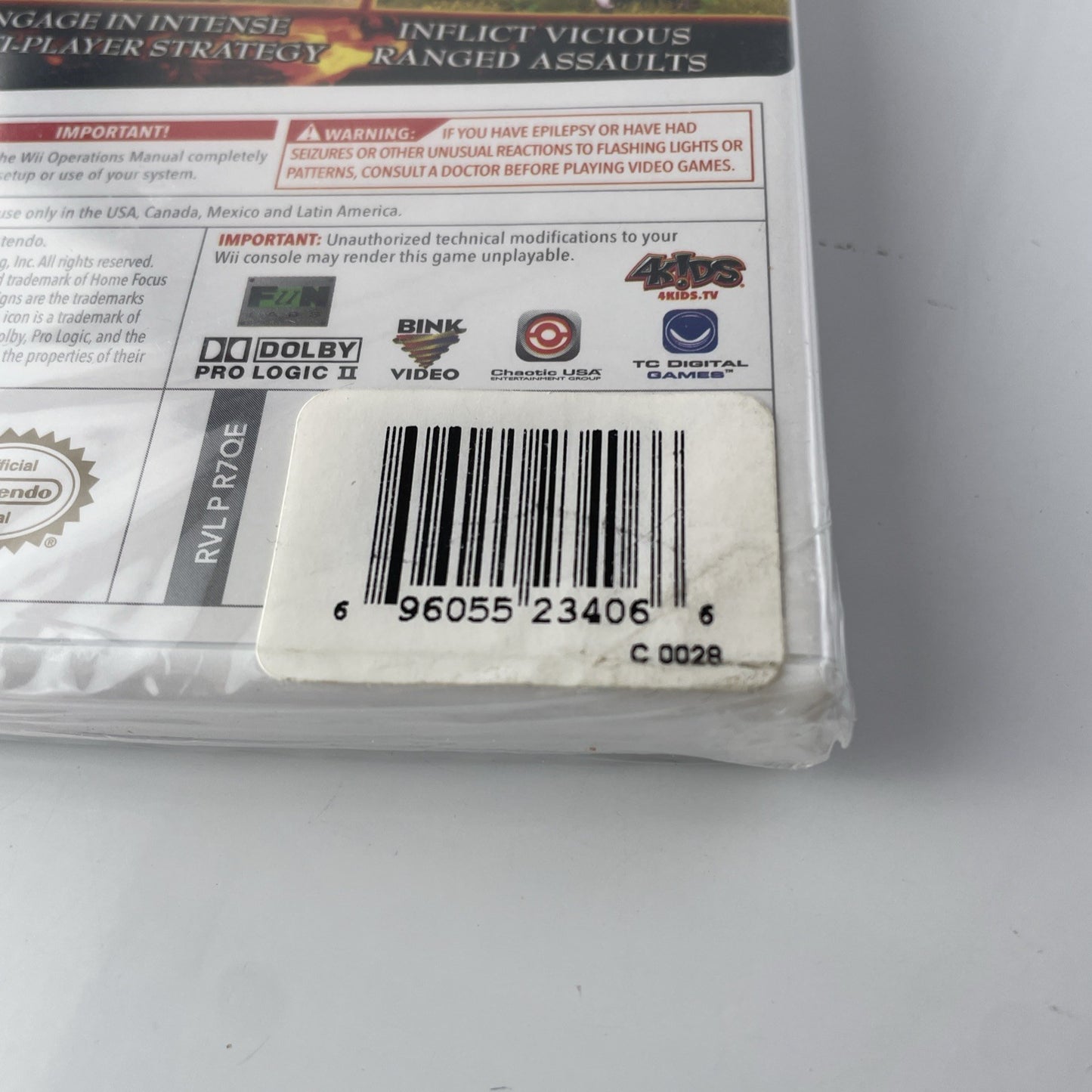 Chaotic: Shadow Warriors (Nintendo Wii, 2009) BRAND NEW FACTORY SEALED