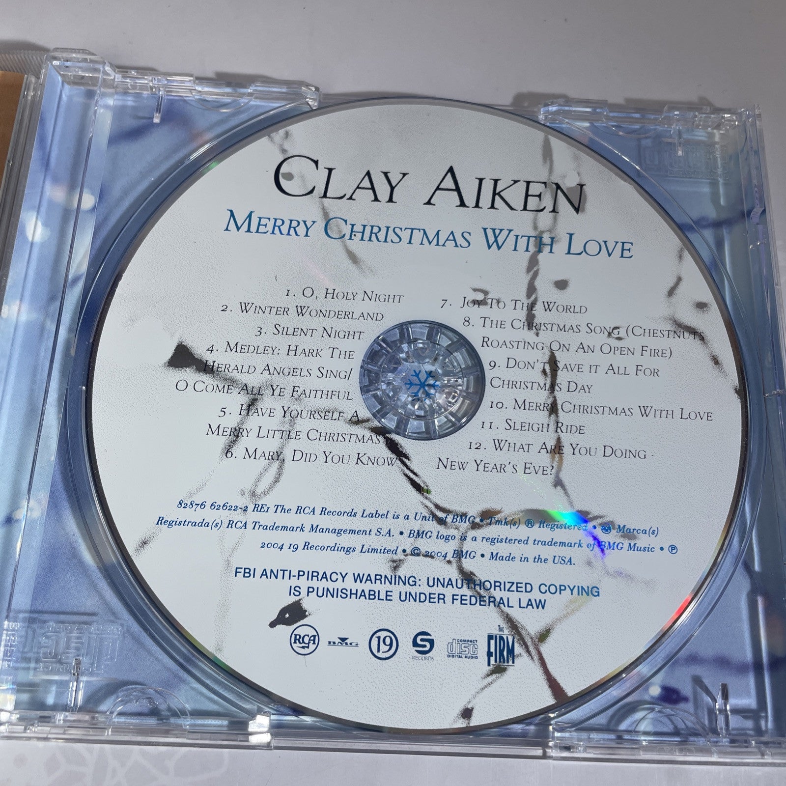 Clay Aiken-Merry Christmas With Love CD Original Vocalist Holiday Songs Classic