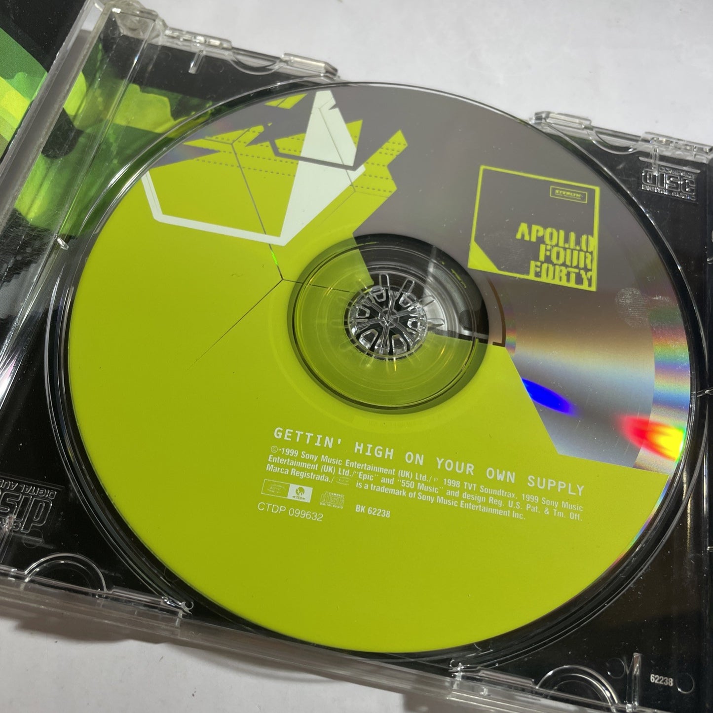 APOLLO FOUR FORTY - Gettin' High on Your Own Supply CD 1999 Sony