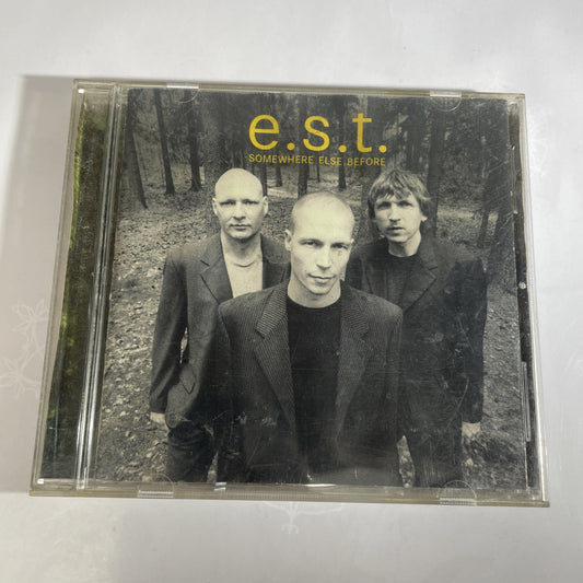 EST : SOMEWHERE ELSE BEFORE (CD) Obscure 90s Music Y2k 00s Svensson