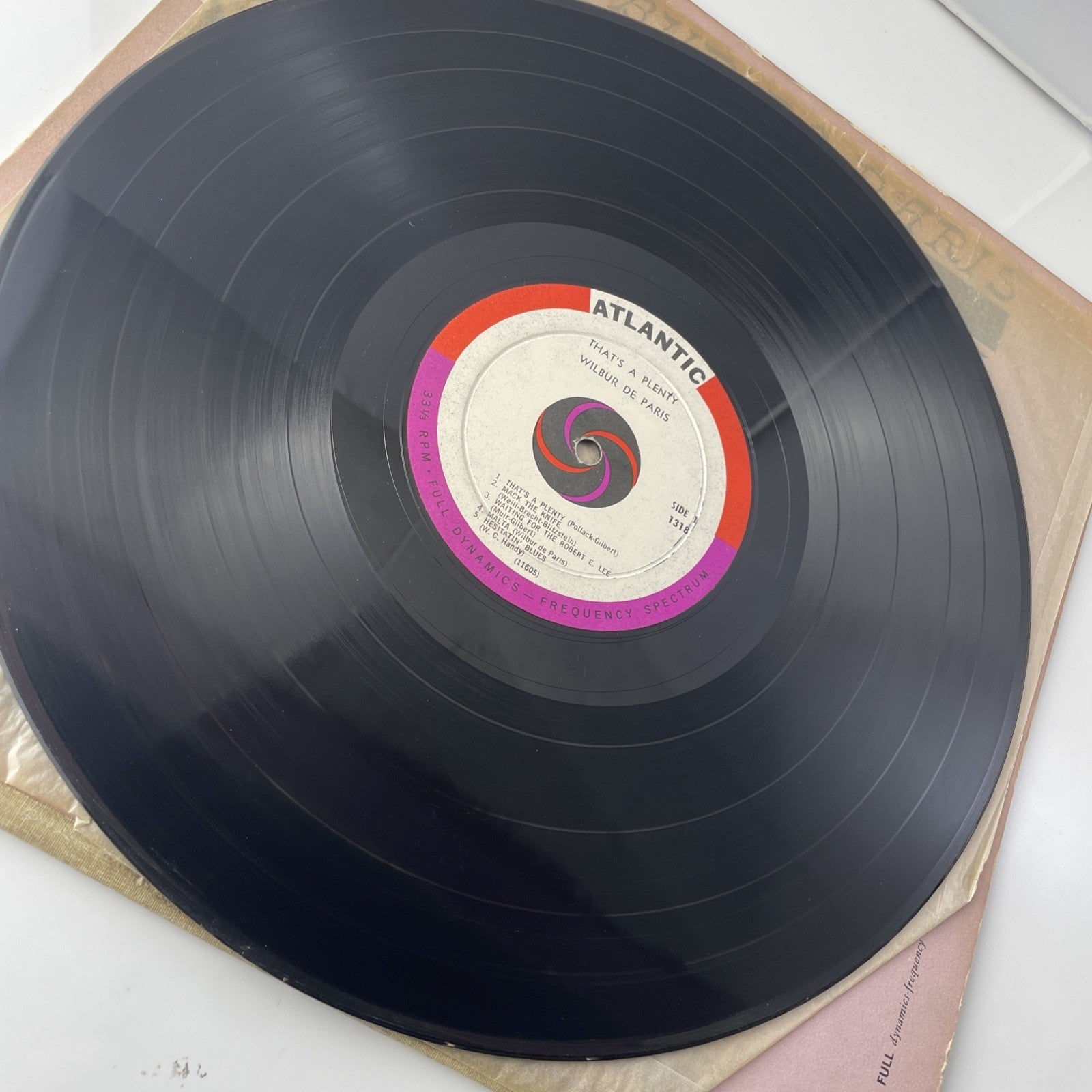 Wilbur De Paris That's A Plenty LP Atlantic 1318 VG 1960 US pressing Rare Scarce