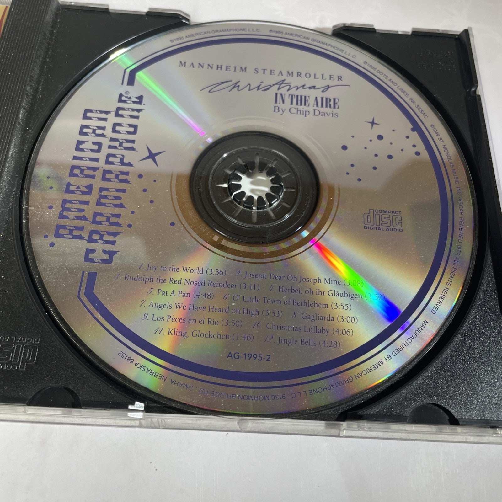 Christmas in the Aire - Audio CD By Mannheim Steamroller - VERY GOOD