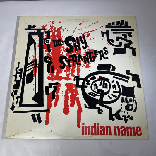 The Shy Strangers Indian Name LP Pravda 1986 VG+ Midwest 80s Alt Punk Rock Rare