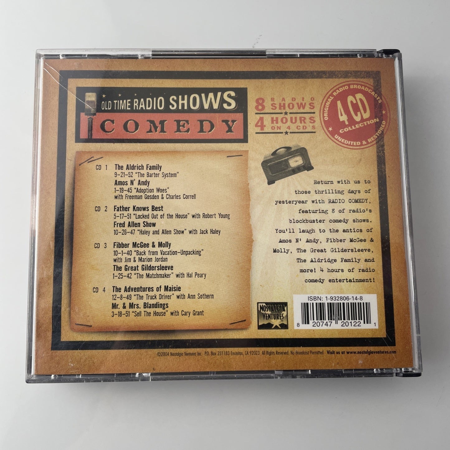 Old Time Radio: Comedy - Audio CD By Various - VERY GOOD