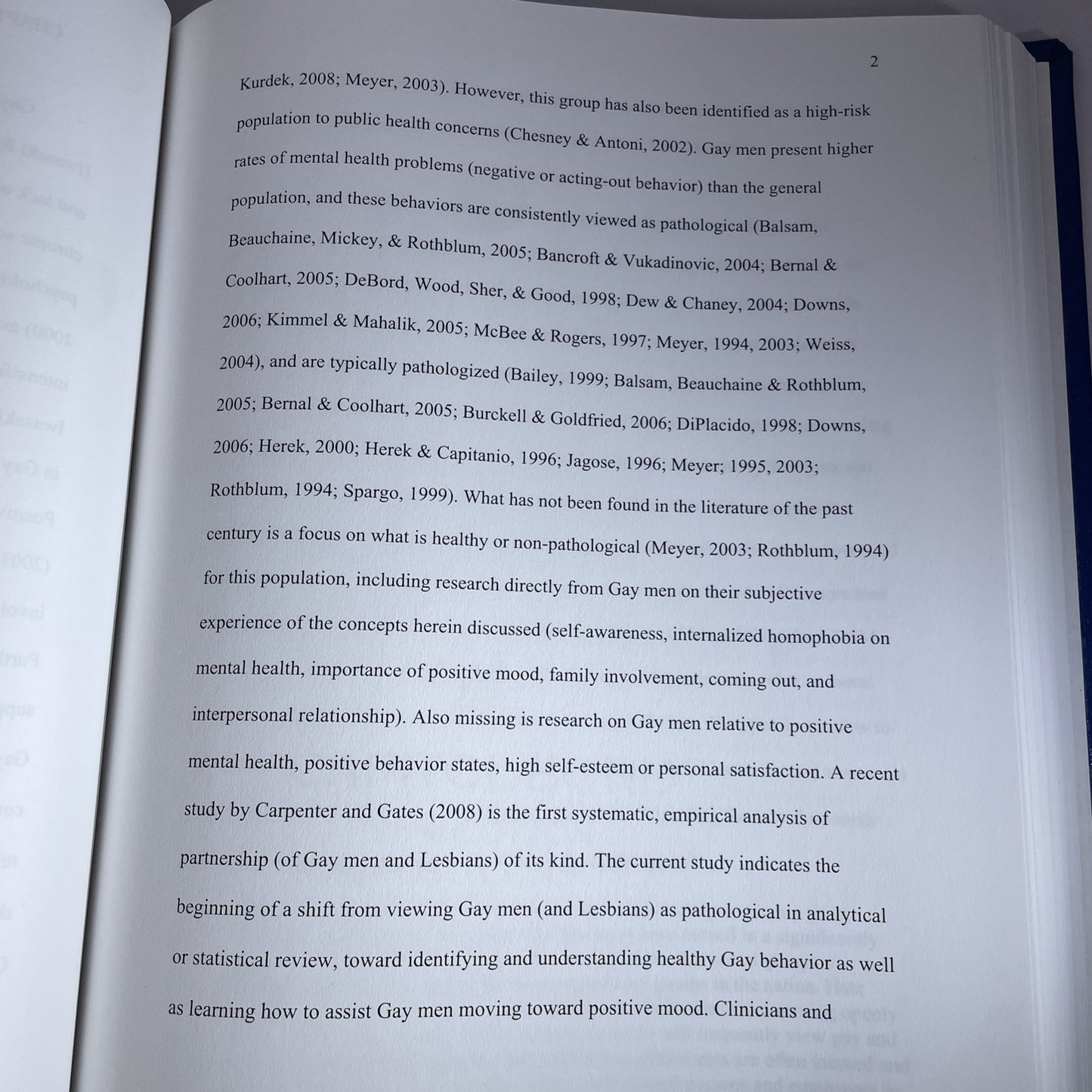 Dissertation Book 2009 Argosy California College Healthy Behavior Gay Male Study