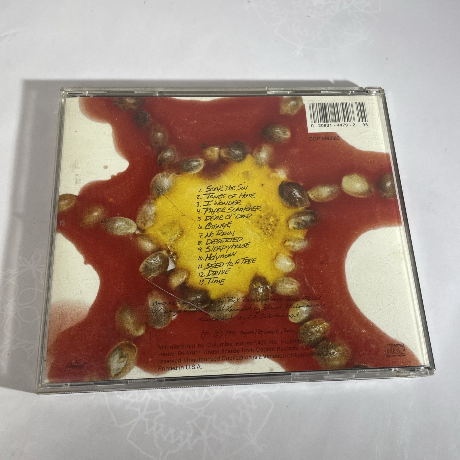 Blind Melon by Blind Melon (CD, 1992) 90s Alternative Rock No Rain Original CIB