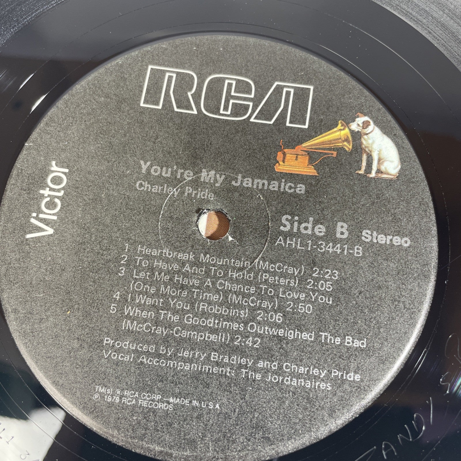 Charley Pride - You're My Jamaica - Used Vinyl Record - C11851A