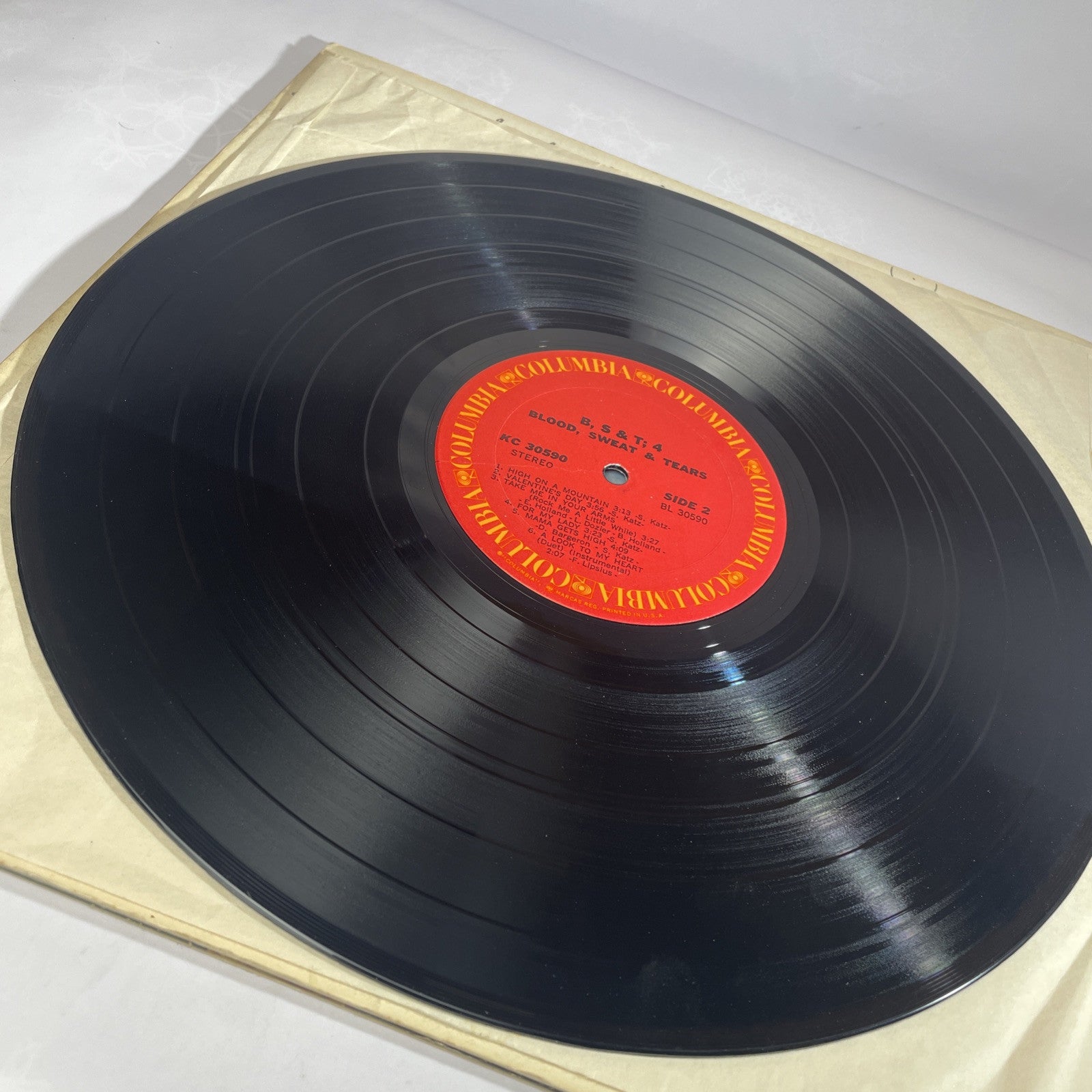 Blood, Sweat & Tears 33 RPM LP 1971 Columbia Records KC 30590