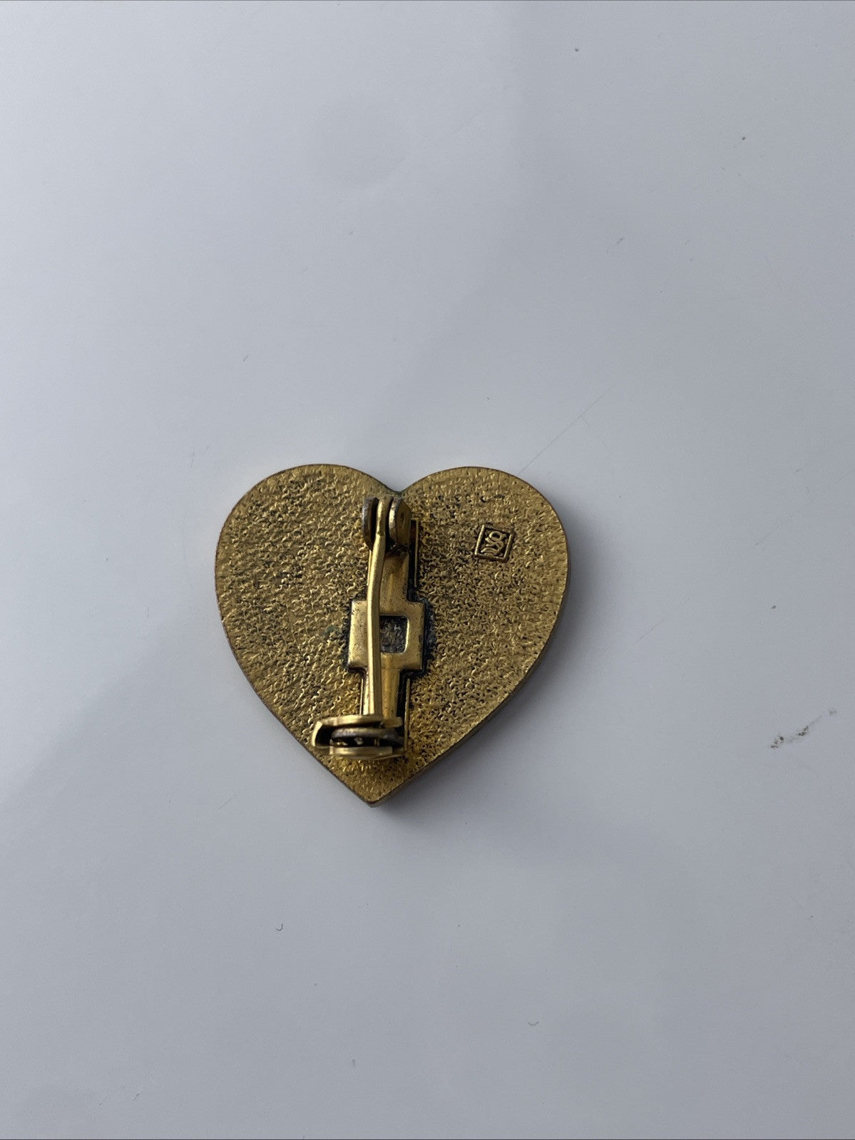 Vintage LIFE SCOUT Boy Scouts Rank Badge PIN Uniform Sash Red Heart BSA