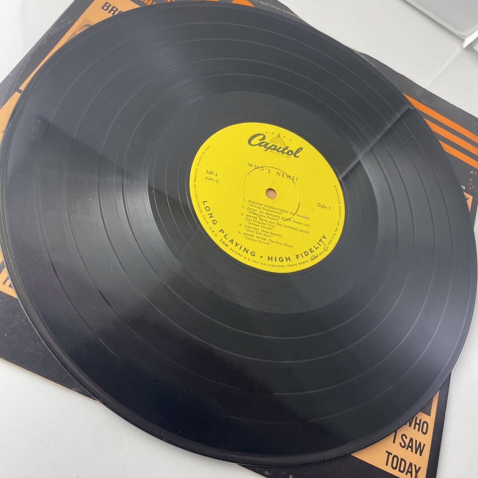 Who's News - numerous artists promo album Capitol records 33 