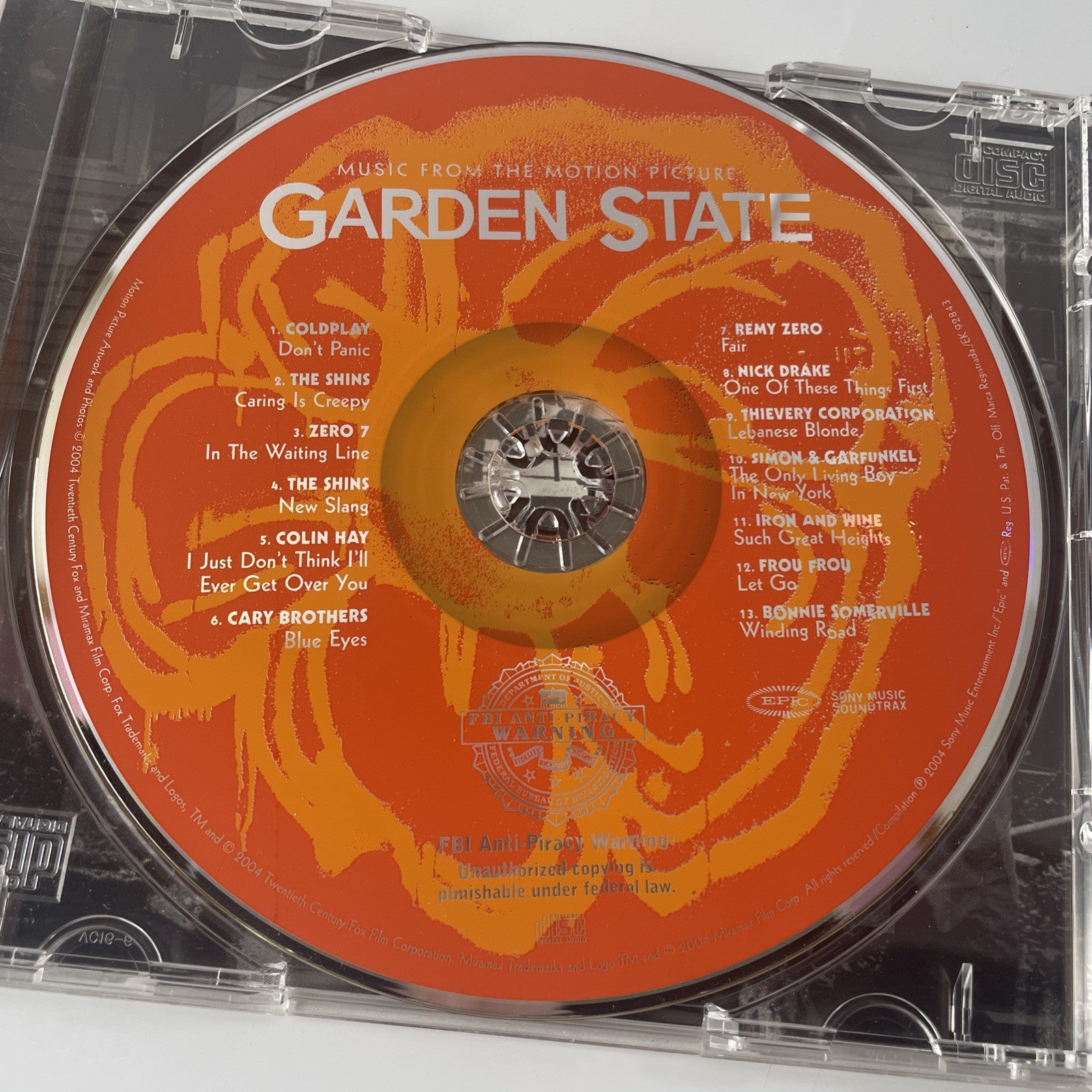 Various – Garden State (Music From Motion Picture) - CD Album 2004 Soundtrack