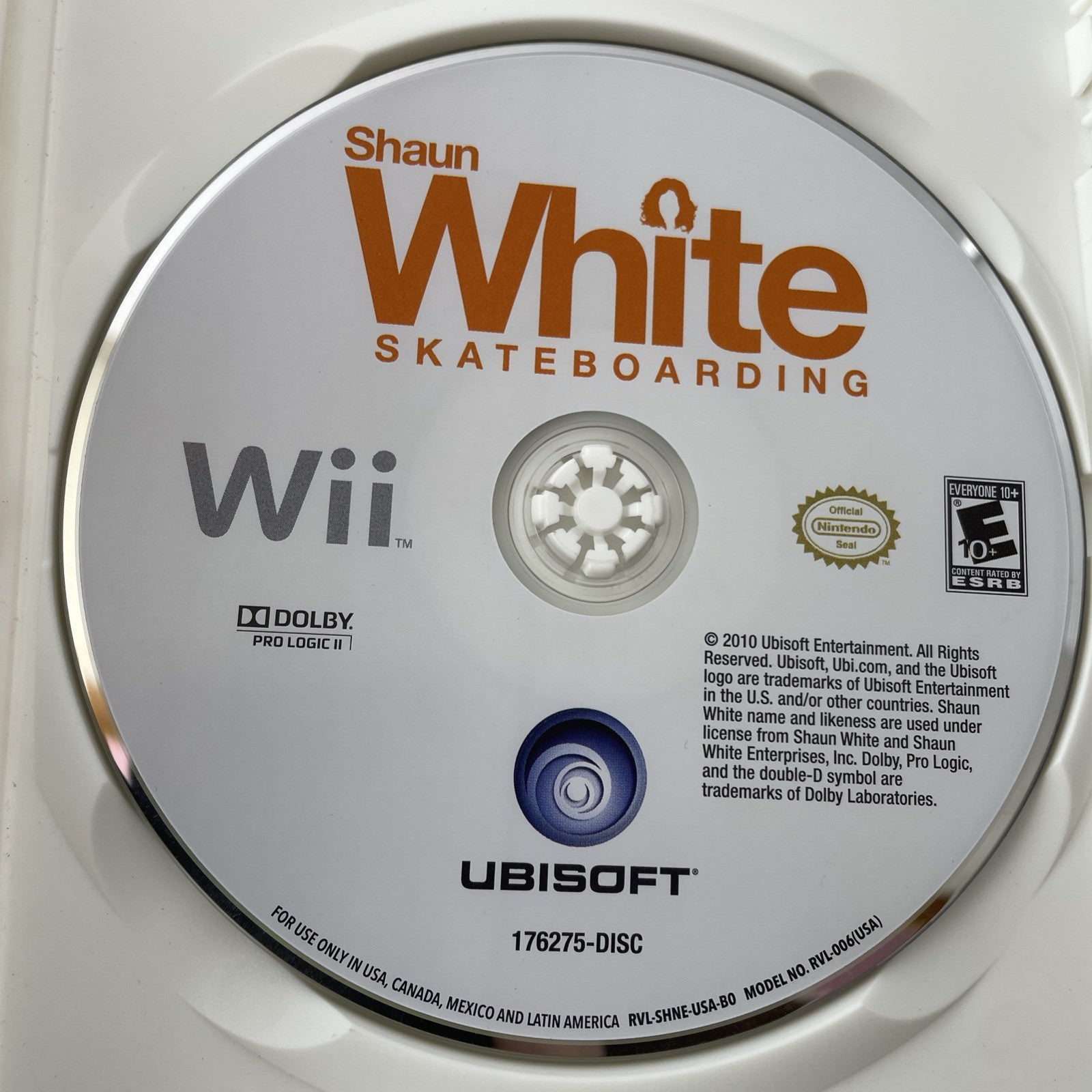 Shaun White Skateboarding (Nintendo Wii 2010) Complete