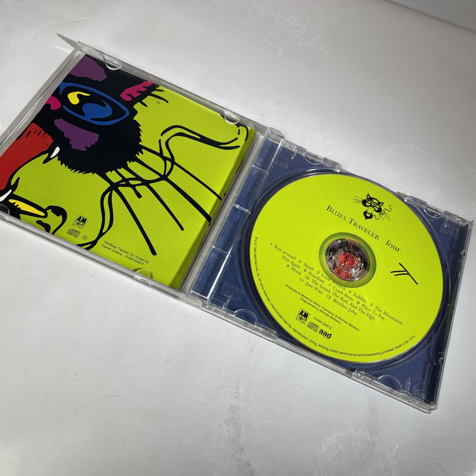 Four, Blues Traveler Original 1994 Album Complete Run Around Hook