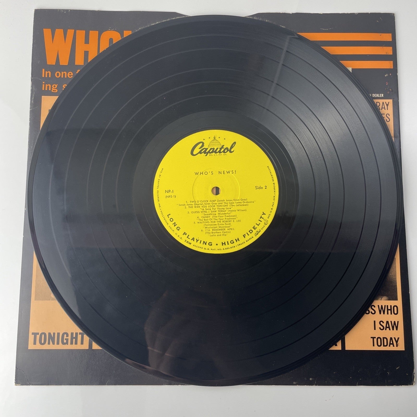 Who's News - numerous artists promo album Capitol records 33 