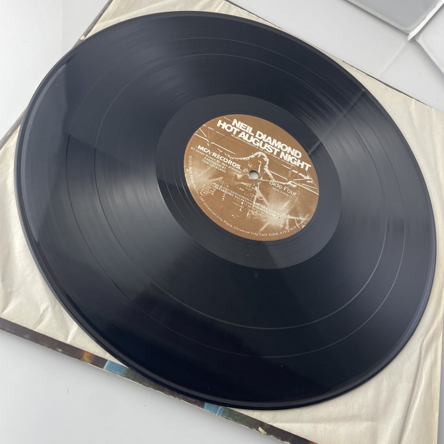 Neil Diamond - Hot August Night Vinyl Records 1972, MCA Records MCA 2-8000 EX!