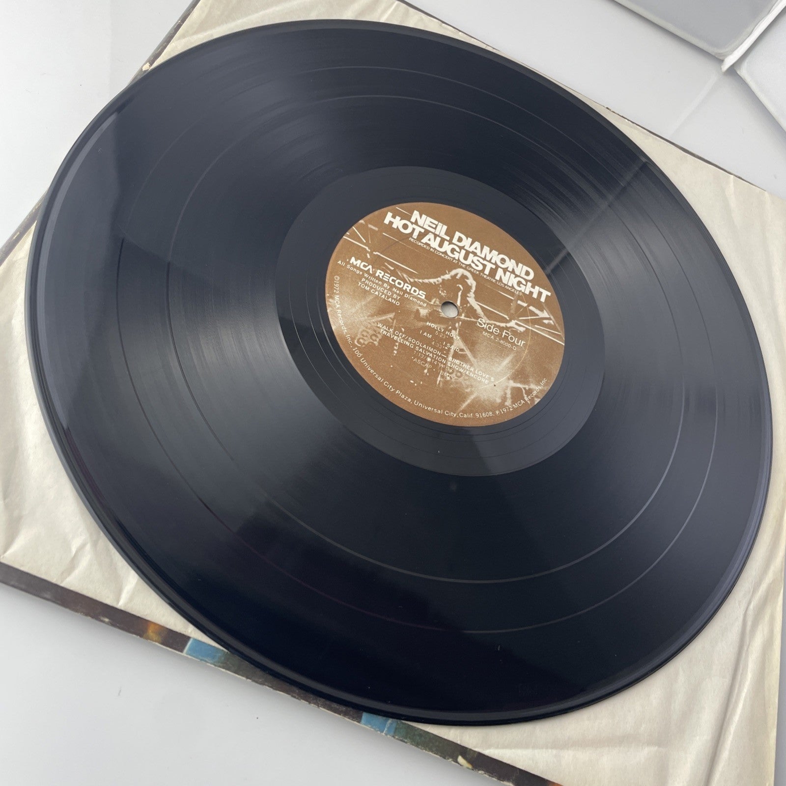 Neil Diamond - Hot August Night Vinyl Records 1972, MCA Records MCA 2-8000 EX!