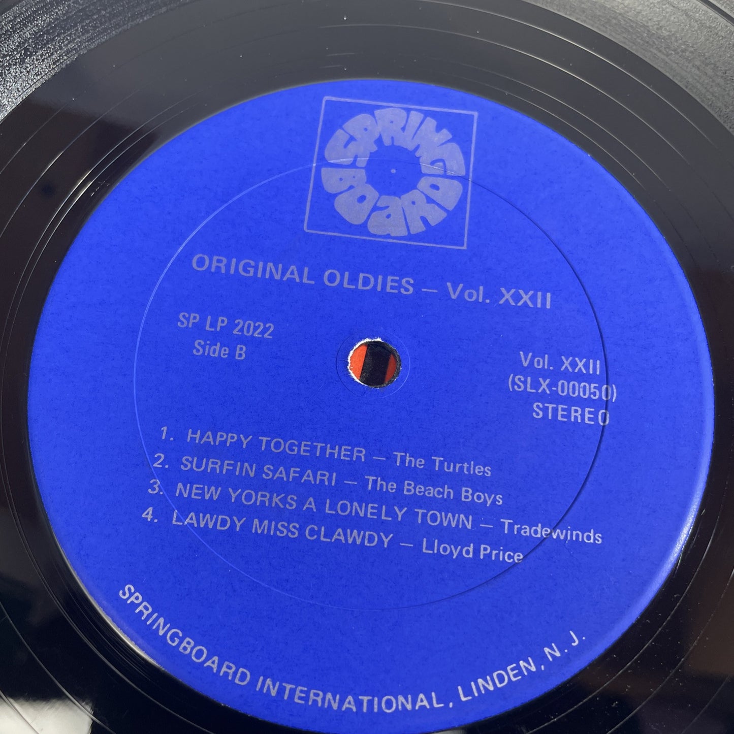 Original Oldies Vol 22 LP Springboard Vinyl Rock Soul RnB Compilation VG Rare