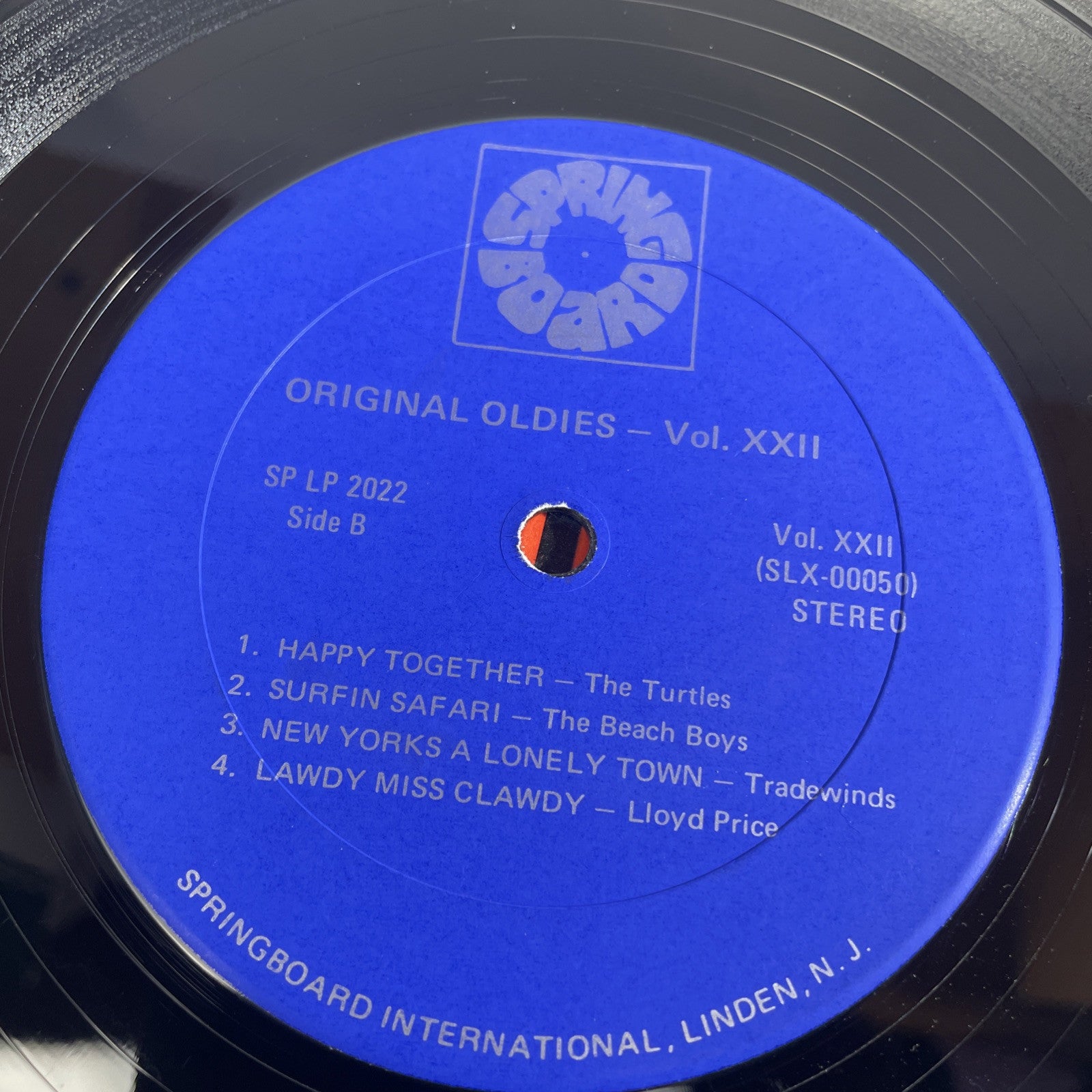 Original Oldies Vol 22 LP Springboard Vinyl Rock Soul RnB Compilation VG Rare