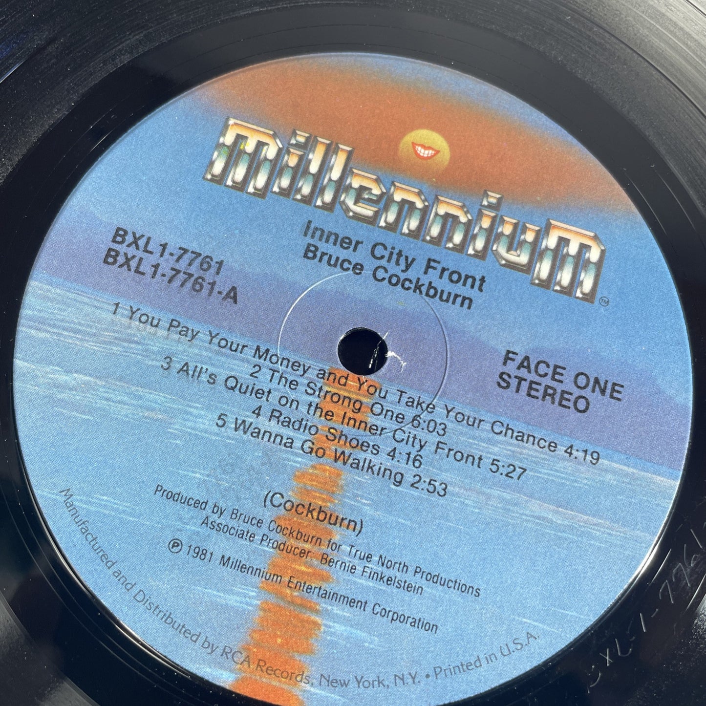 BRUCE COCKBURN Inner City Front LP CANADA Import True North w/ Inner VG