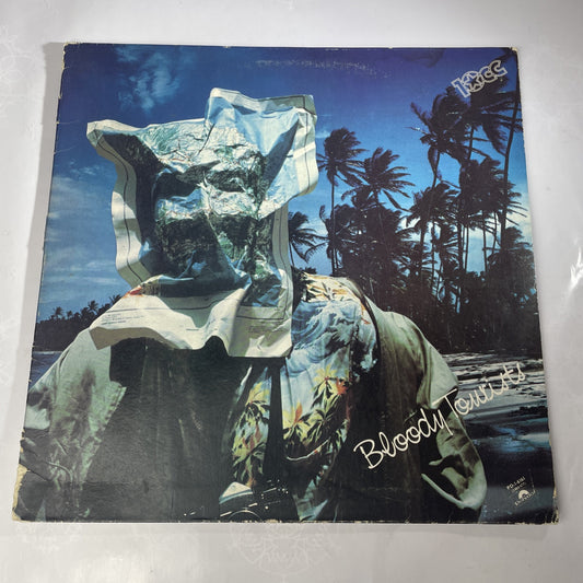 Promo 10cc Bloody Tourists Vinyl LP Polydor 1978 Rock Gatefold Dreadlock Holiday