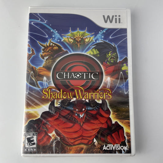 Chaotic: Shadow Warriors (Nintendo Wii, 2009) BRAND NEW FACTORY SEALED