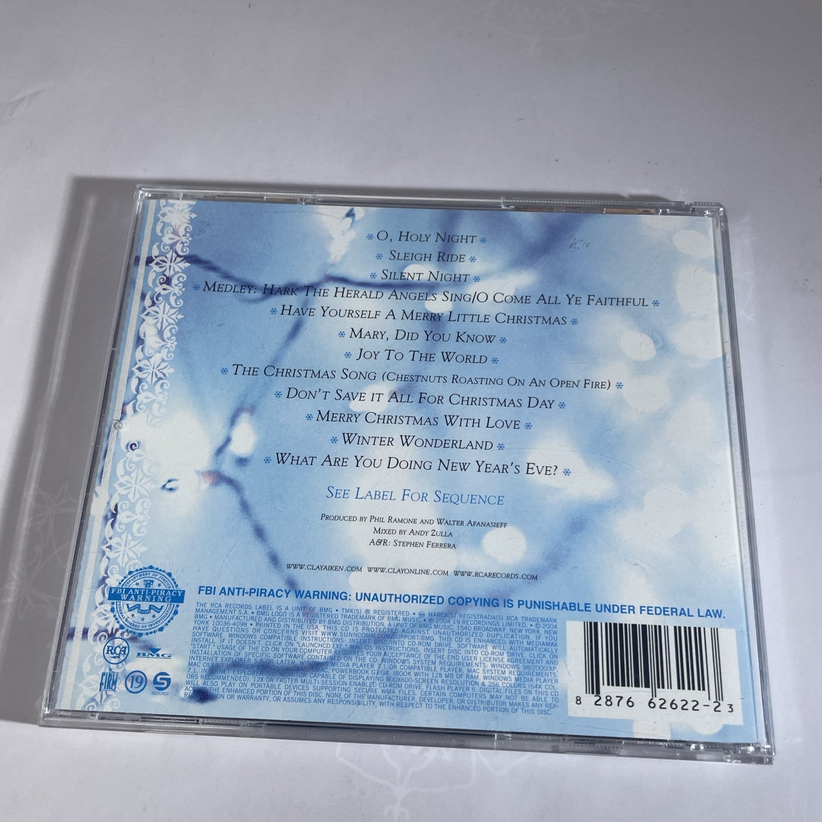 Clay Aiken-Merry Christmas With Love CD Original Vocalist Holiday Songs Classic