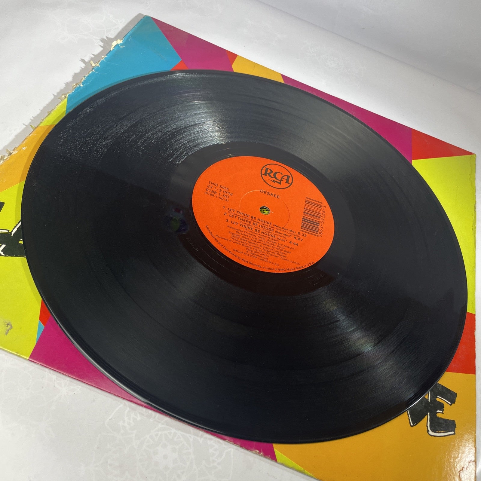 Deskee 1990 Let There Be House Vinyl LP Record REMIX ALBUM Maxi-Single.