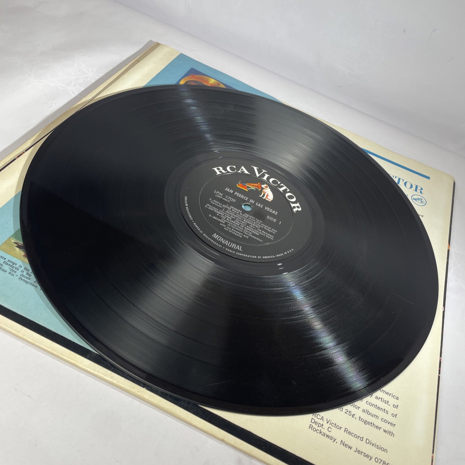 Jan Peerce In Las Vegas LP Vinyl Record Album Orchestra Joe Reisman VG W/ Inner