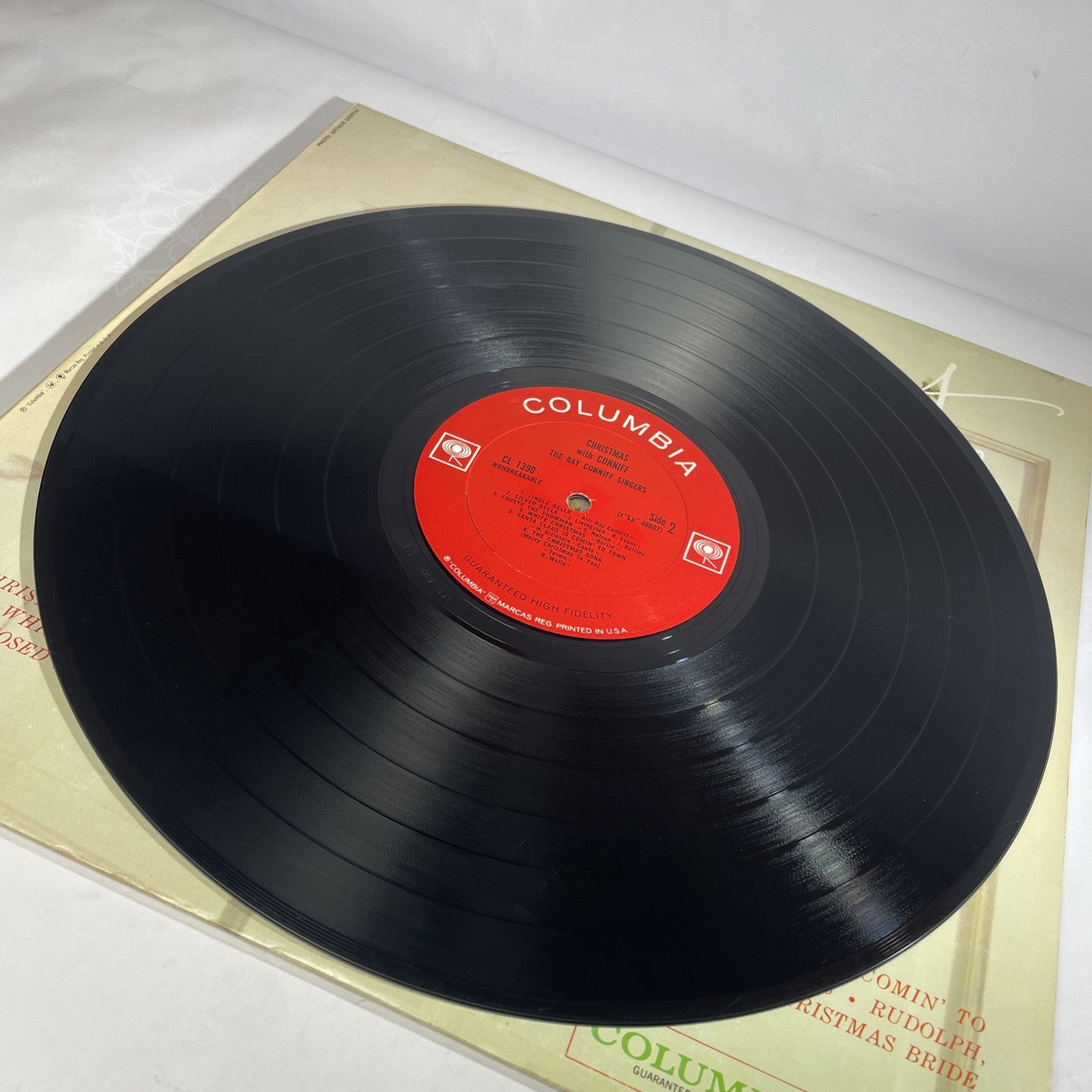 CHRISTMAS WITH CONNIFF RAY CONNIFF No Inner COLUMBIA RECORDS VINYL LP CS 8185